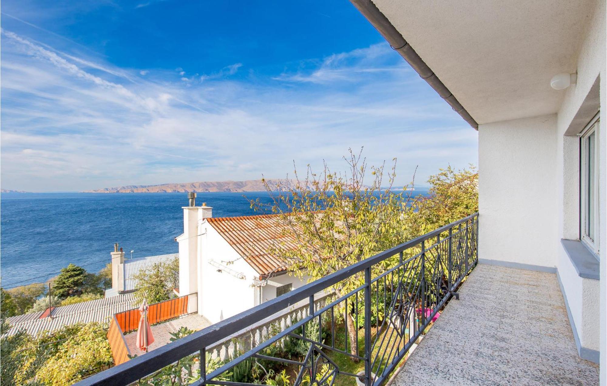 Amazing Apartment In Senj With House Sea View Bagian luar foto