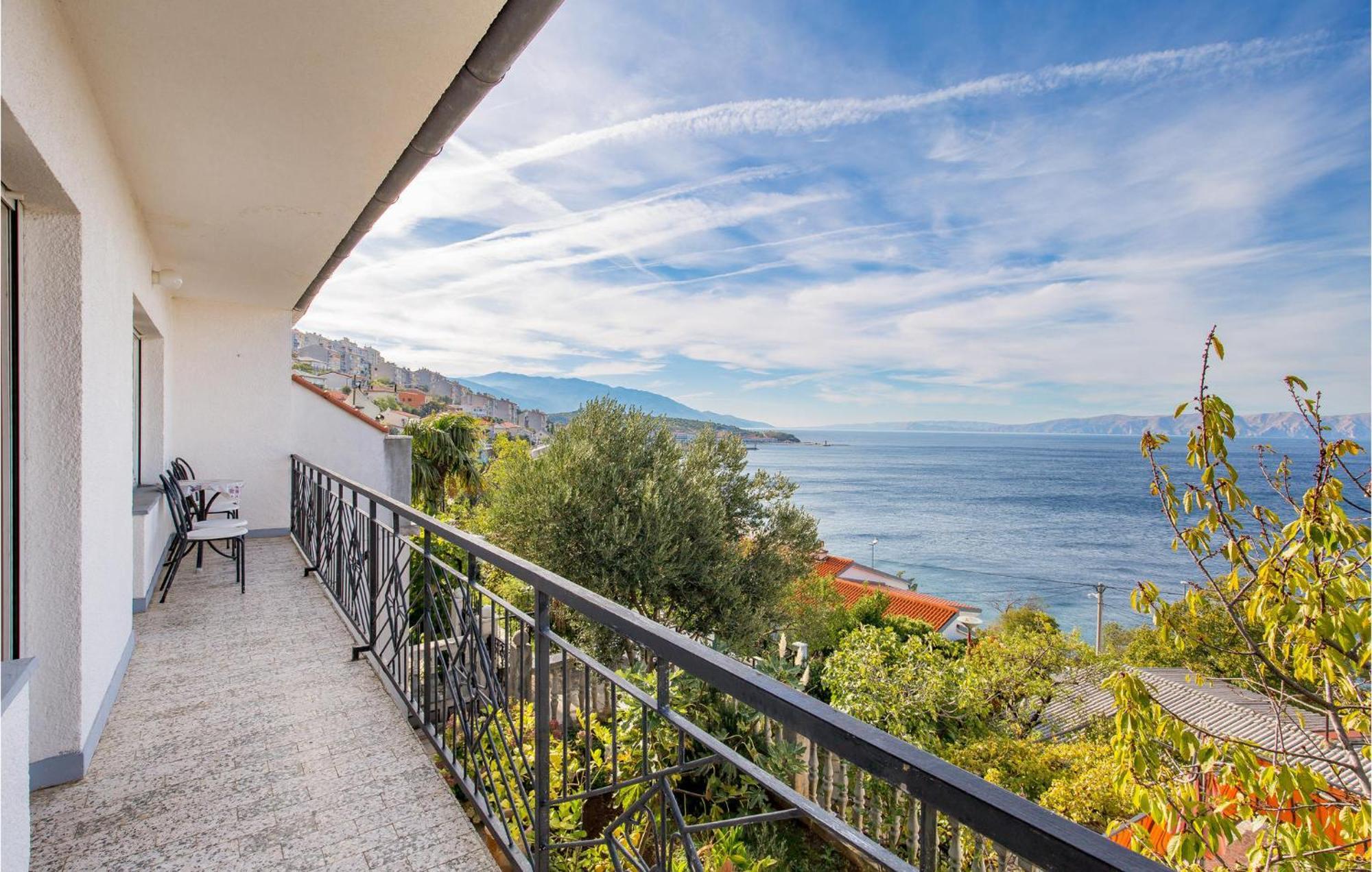 Amazing Apartment In Senj With House Sea View Bagian luar foto