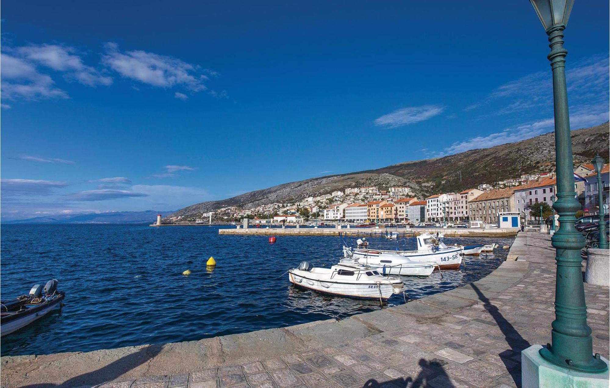 Amazing Apartment In Senj With House Sea View Bagian luar foto